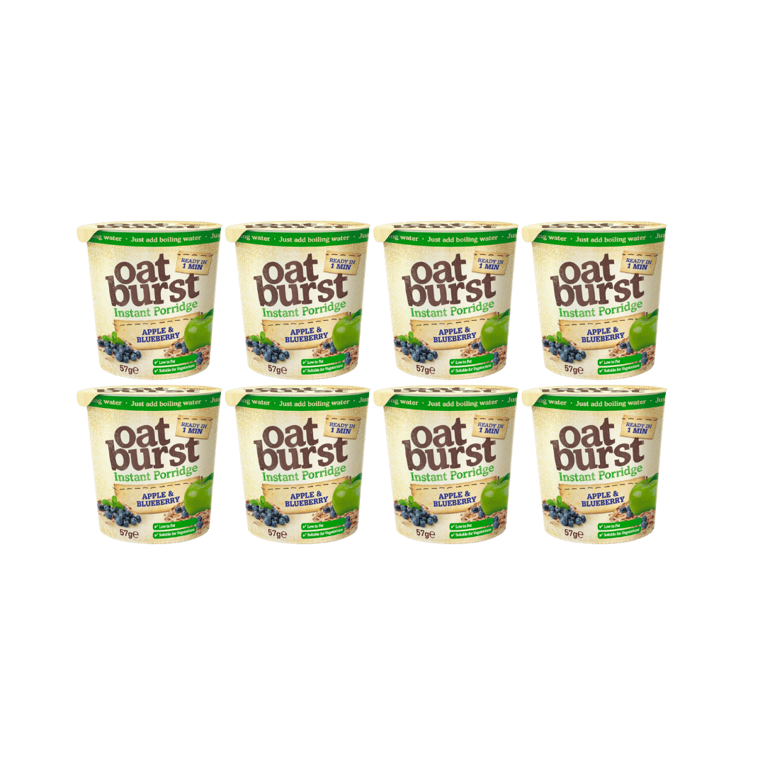 Oatburst Apple & Blueberry Flavour Instant Porridge Pots