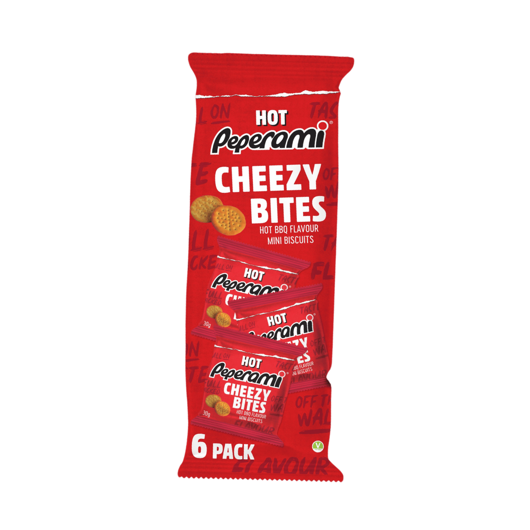 Peperami Cheezy Bites Hot BBQ Mini Biscuits