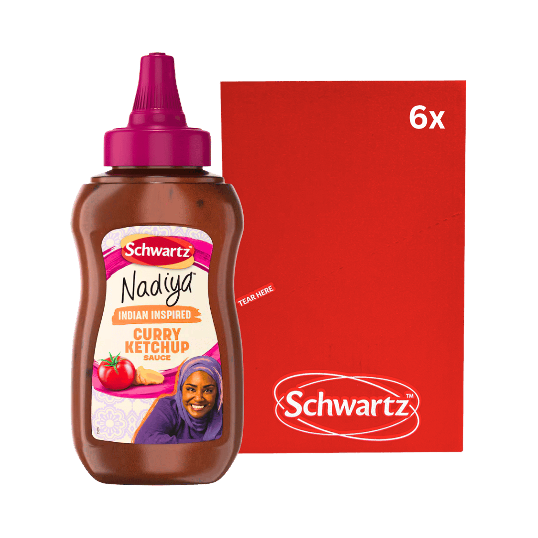 Schwartz Nadiya Indian Inspired Curry Ketchup Sauces