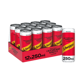 Schweppes Mocktail Cranberry Spritz 12 x 250ml