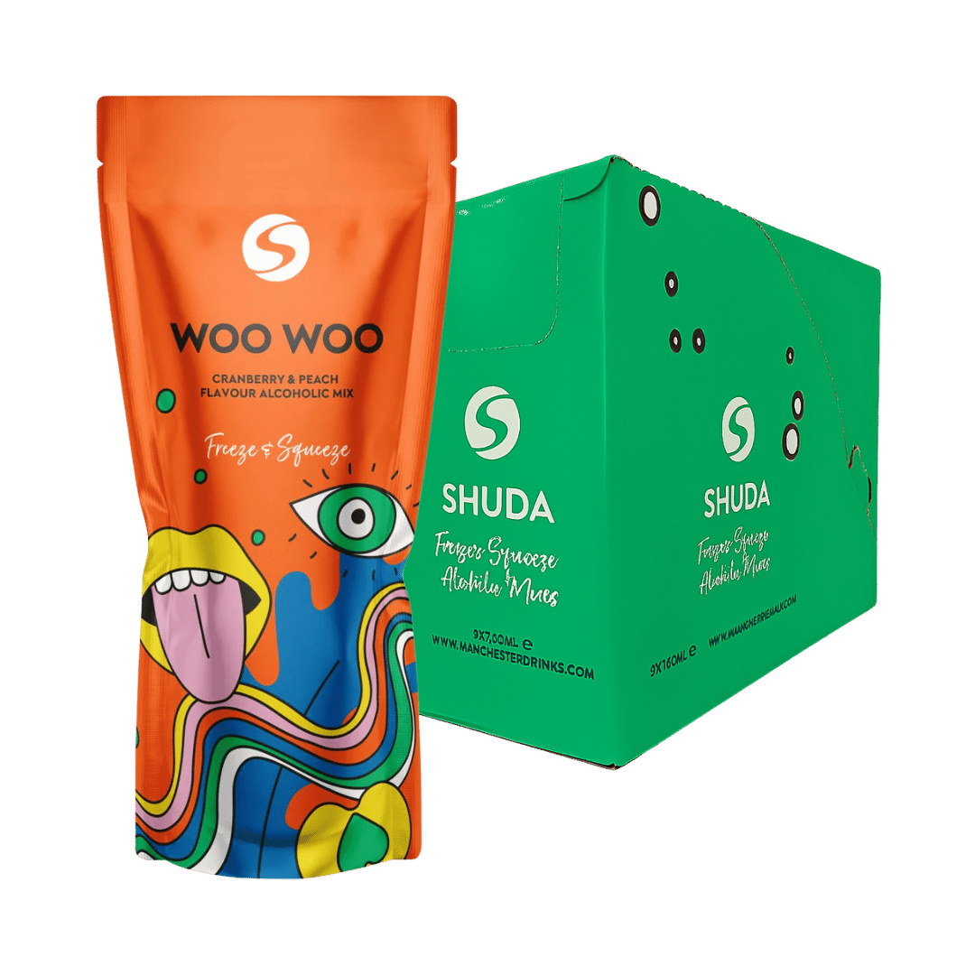 Shuda Woo Woo Cranberry & Peach Frozen Cocktails