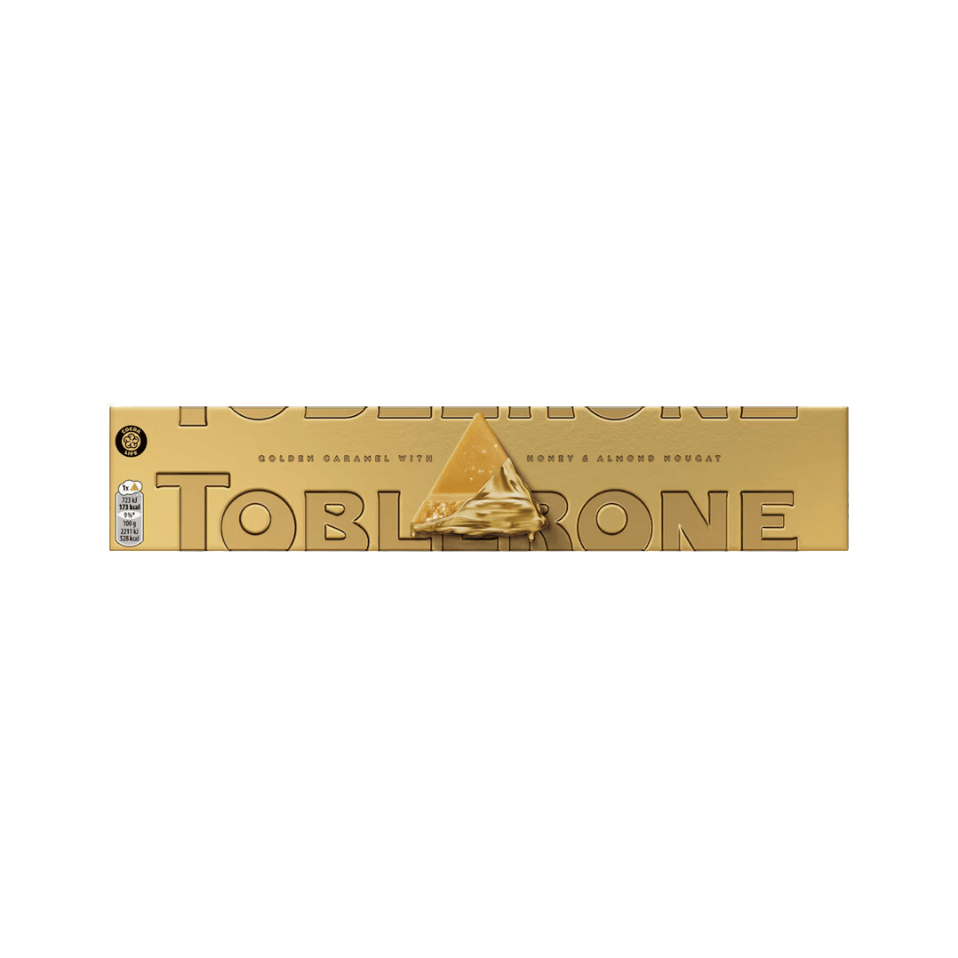 Toblerone Golden Caramel with Honey & Almond Nougat Bar