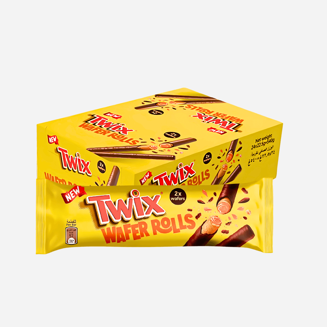 Twix Chocolate & Caramel Wafer Rolls