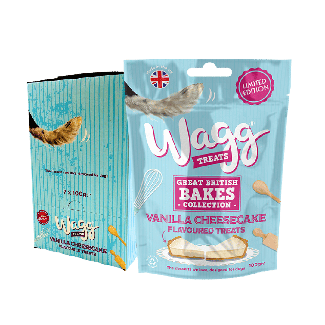 Wagg Dog Treats Great British Bakes Vanilla Cheesecake 7 x 100g